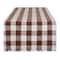 DII® 72" Heavyweight Check Fringed Table Runner